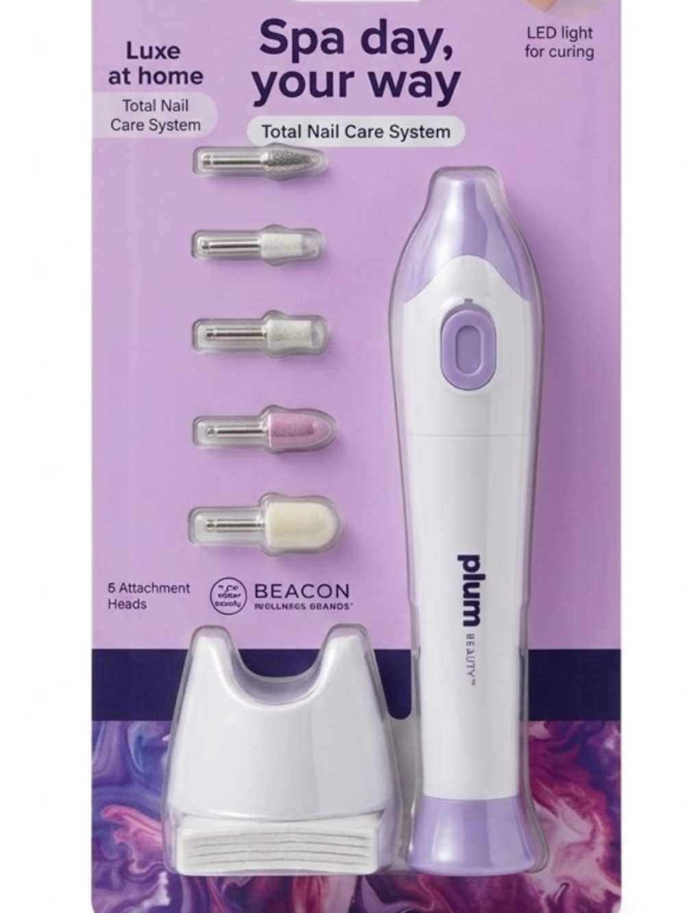 Plum Beauty Total Nail Care System | Manicure Pedicure Kit